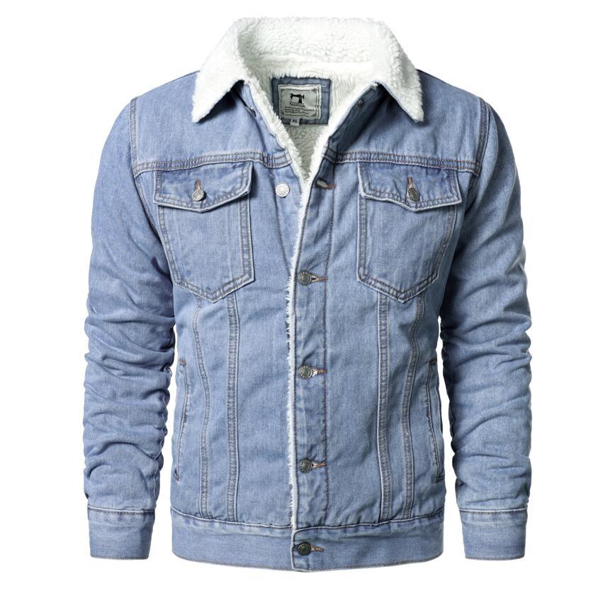 Modern Men Light Blue Cotton Winter Jacket by Stevvex, slim fit, warm casual coat with elegant design and thick insulation for winter warmth.