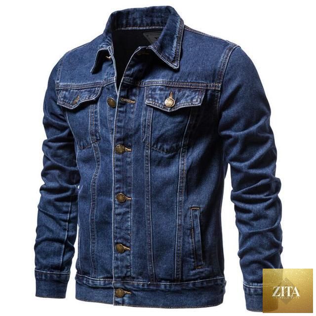 Modern men's light blue luxury slim casual jacket by Stevvex, cotton winter coat with a warm, comfortable, elegant design.