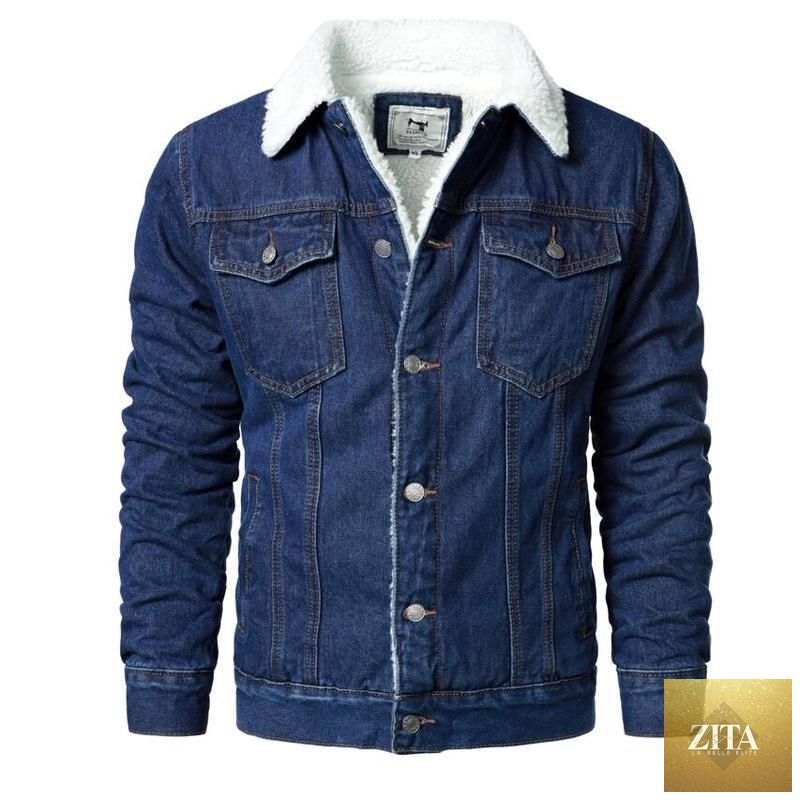 Light blue men's luxury slim casual jacket by Stevvex, made of cotton, thick winter coat, warm and elegant for cold weather.