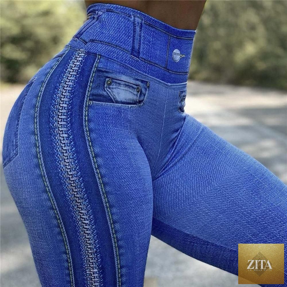 Stevvex women's ripped stretch jeans, slim fit casual pants with lifting design, suitable for fitness and everyday wear.