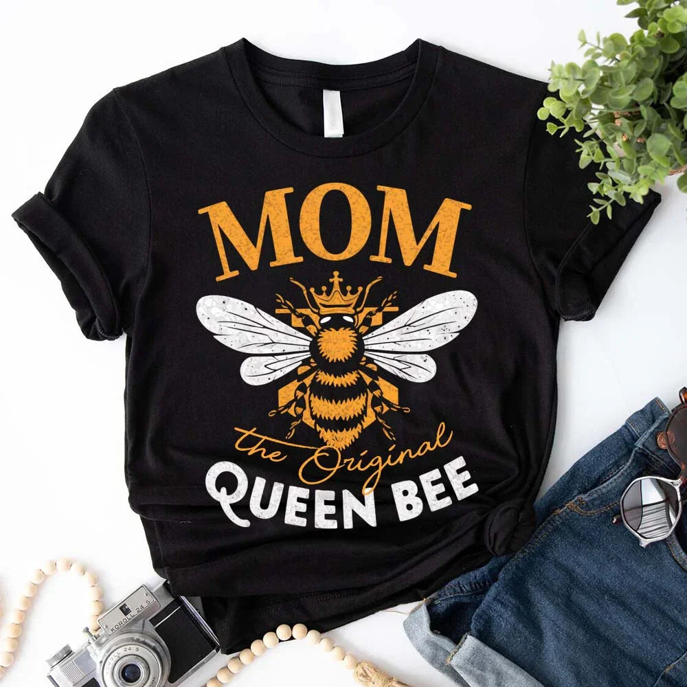 Mom, The Original Queen Bee Shirt โ Stylish & Fun Mother's Day Tee