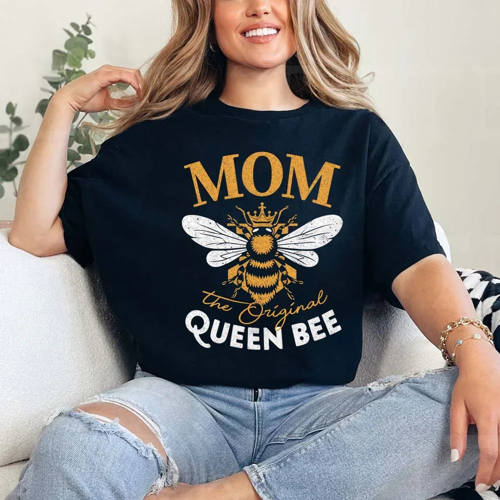 Mom, The Original Queen Bee Shirt โ Stylish & Fun Mother's Day Tee