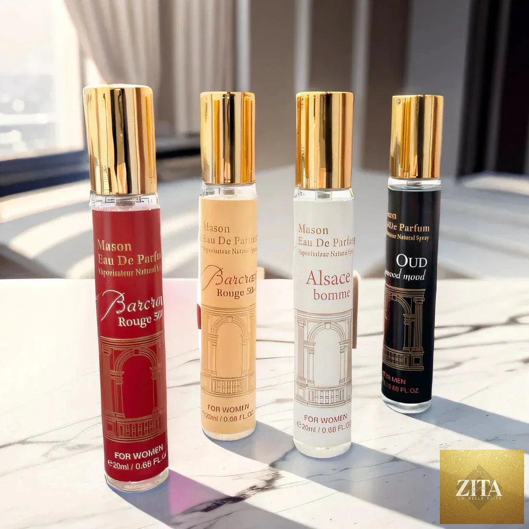 Mandotos Mystical Women's Perfume Gift Set with elegant bottles, showcasing a light, lasting fragrance for special occasions.