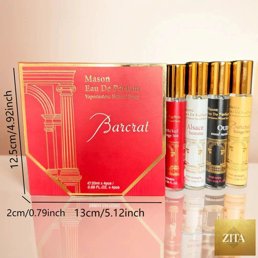 Mandotos Mystical Women's Perfume Gift Set with elegant bottles, showcasing a light, lasting fragrance perfect for special celebrations.