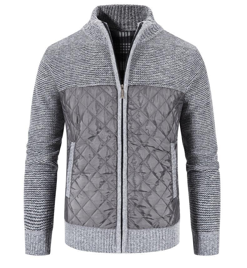 Stevvex men's autumn winter fleece jacket with slim fit, hooded design, solid color, soft warm fabric, casual and business style.