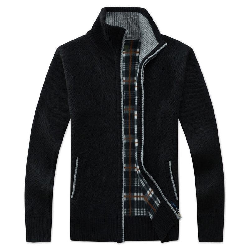 Stevvex men's autumn winter fleece jacket, slim fit, hooded, warm soft sweater style, casual and business solid jacket.