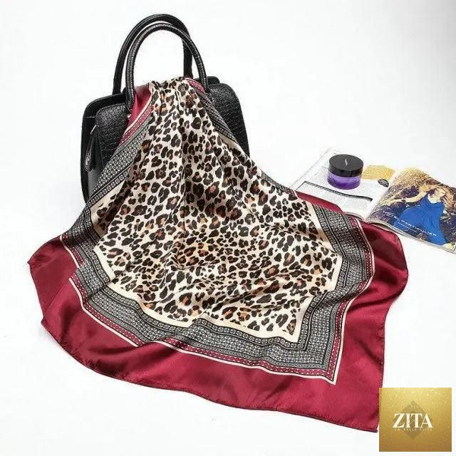 Stevvex fashionable women's silk satin hijab scarf with floral print, 90x90cm square shawl, elegant and luxurious accessory.