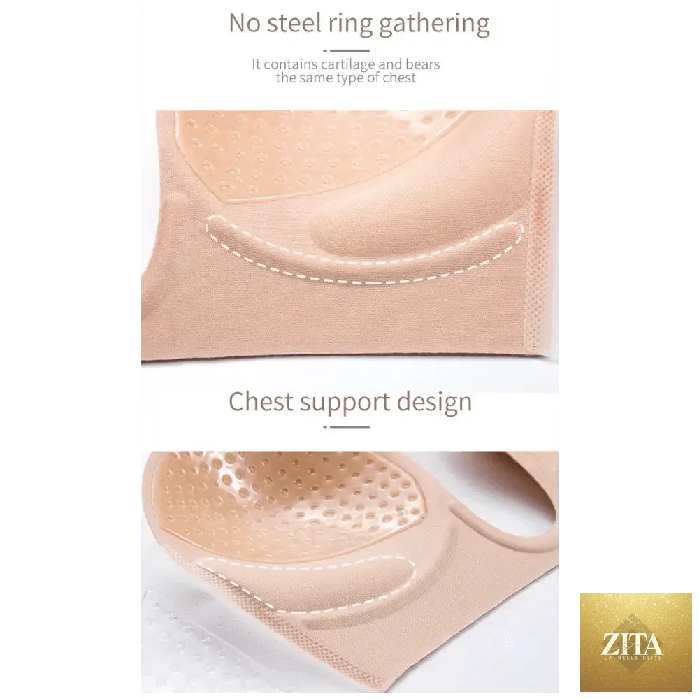 Stevvex New Elegance invisible strapless push-up bra with self-adhesive silicone, breathable deep U design for wedding and party wear