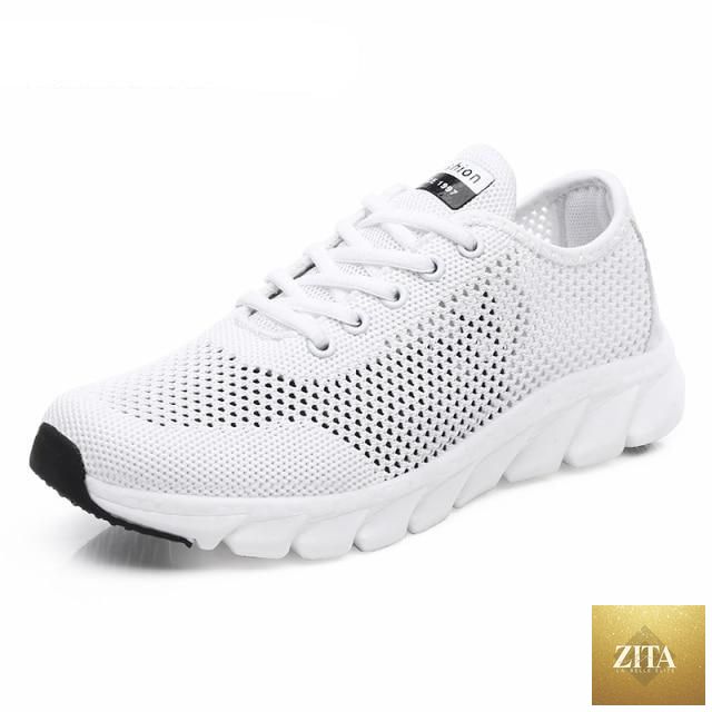 Stevvex women's mesh breathable flat sneakers with lightweight design, non-slip sole, suitable for running and walking.