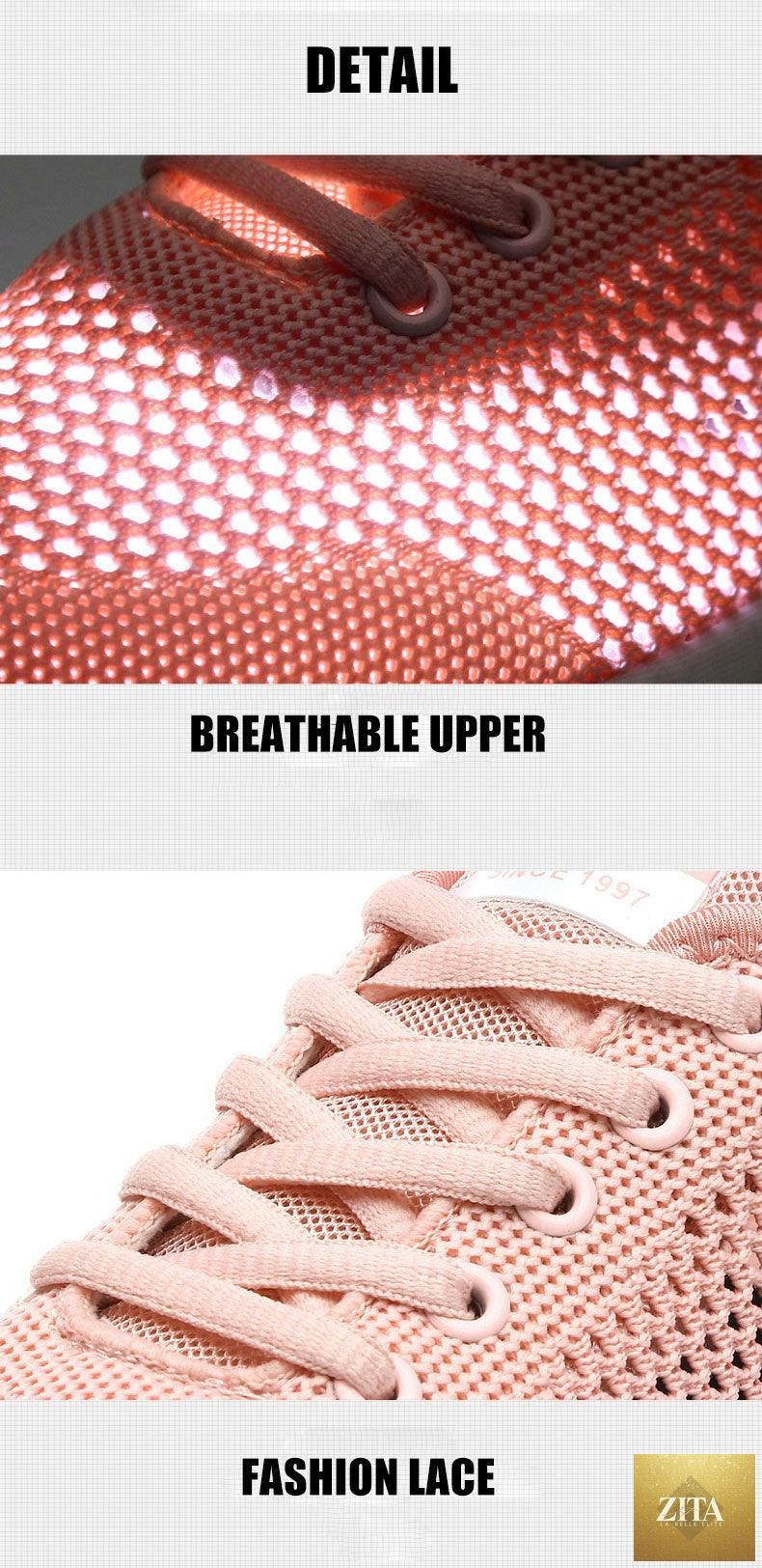 Stevvex women's breathable mesh sneakers with flat, lightweight design, non-slip soles, ideal for walking and running.