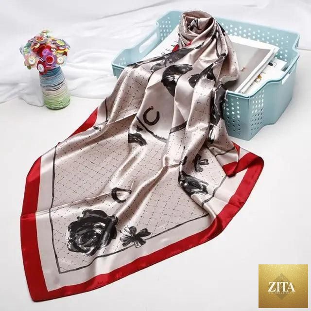 Stevvex silk scarf for women, long and large shawl, soft winter neck wrap with elegant drape and vibrant color.