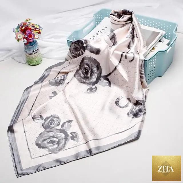 Stevvex silk scarf, long large winter shawl for women, soft lightweight wrap, stylish neck scarf with elegant drape