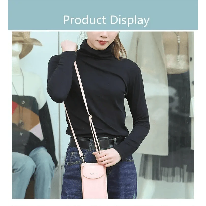 Elegant genuine leather Zita La Belle Elite small PU luxury handbag with crossbody strap, purse clutch, and phone wallet design.