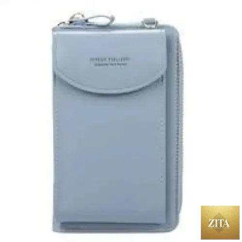Elegant genuine leather Zita La Belle Elite small PU luxury handbag with crossbody strap, clutch style, perfect for women and girls.