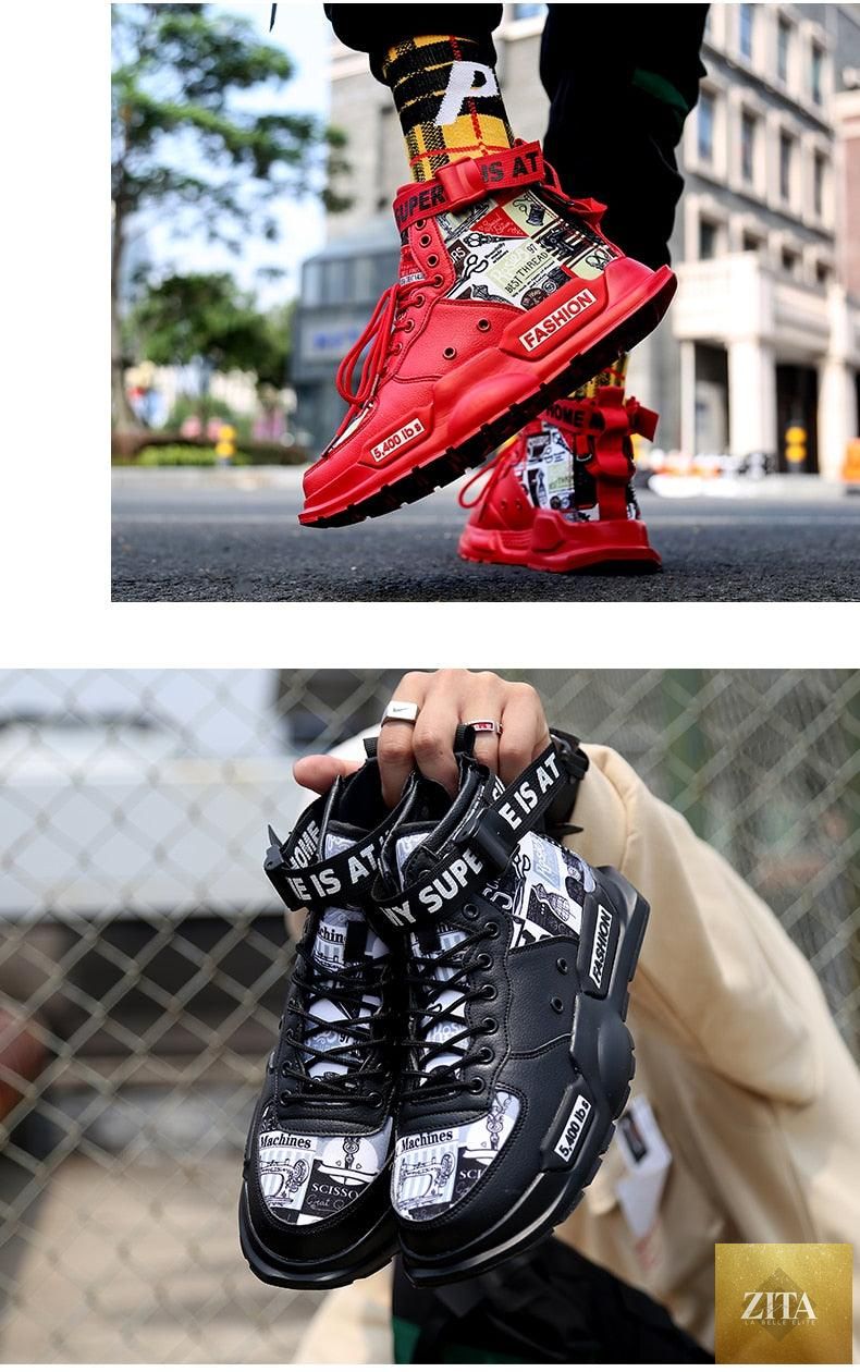 Stevvex men's red athletic sneakers featuring breathable mesh, lightweight design, non-slip soles, ideal for basketball, running, and walking.