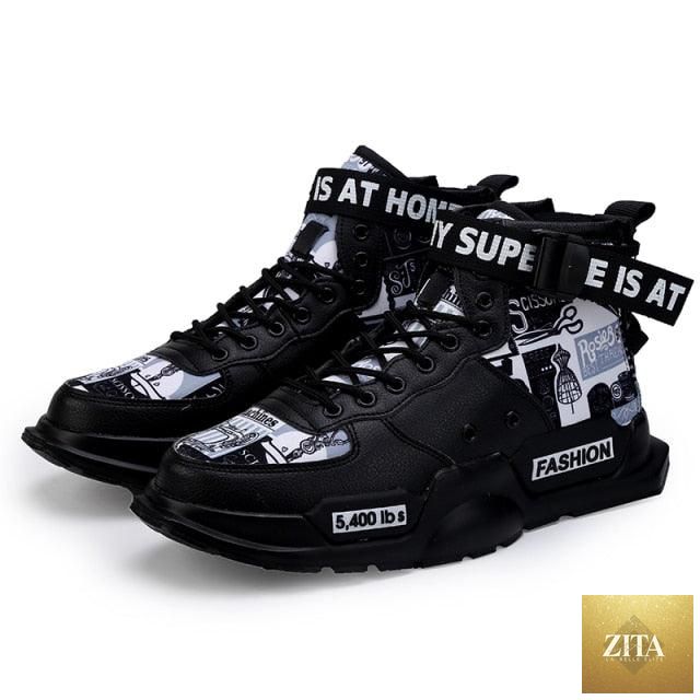 Red Stevvex men's athletic sneakers with breathable mesh, lightweight design, non-slip sole, ideal for basketball, running, and walking.