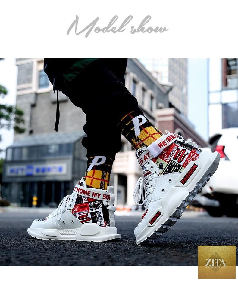 Stevvex men's red sports sneakers with breathable mesh, lightweight design, and non-slip sole for basketball, running, and athletic activities.
