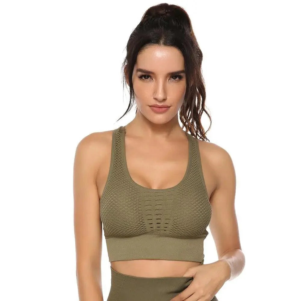 Stevvex women's backless solid workout sports bra and yoga vest, quick-dry fabric, ideal for running, gym, and yoga exercises.