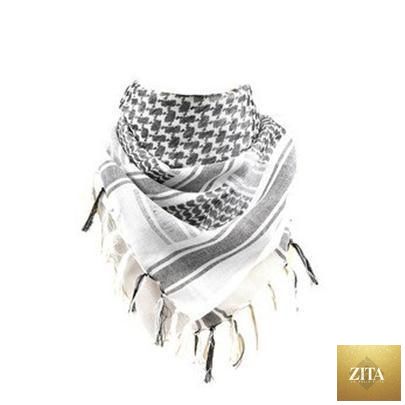 Stevvex military-style windproof winter scarf with tassels, desert Arab keffiyeh, unisex tactical head and neck wrap for men and women