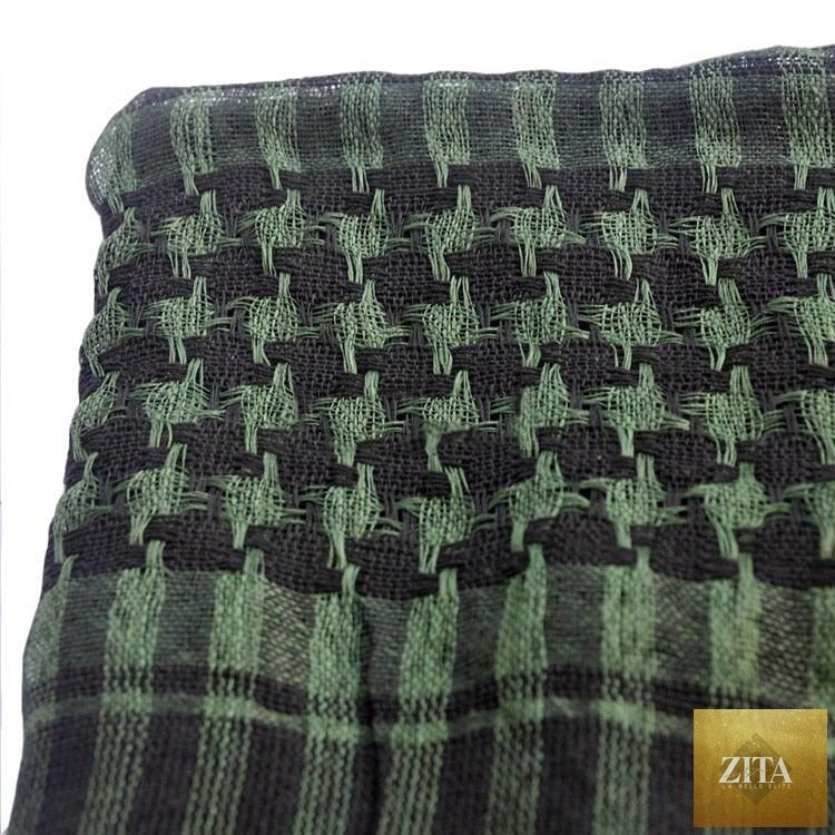Stevvex windproof winter military scarf with tassels, desert Arab Keffiyeh, Muslim hijab, unisex tactical head and neck wrap.