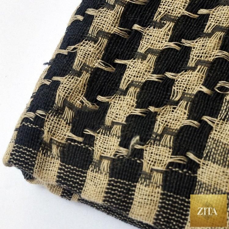 Stevvex military-style desert keffiyeh scarf with tassels, windproof winter scarf for women and men, Arab head and neck wrap