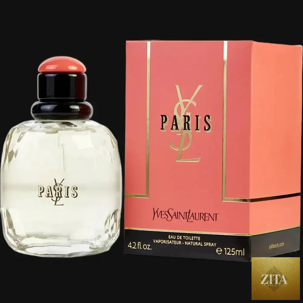 Yves Saint Laurent Paris perfume for women in 4.2 oz Eau de Toilette spray by Gamer Scents, featuring a sleek bottle design.