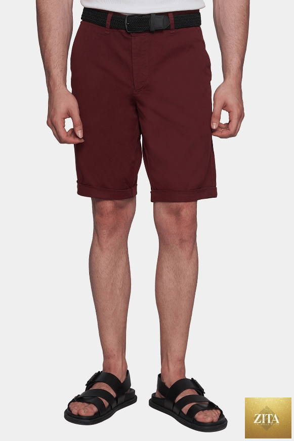 Bright Moons Summer Shorts in Cabernet color, featuring lightweight fabric and casual fit, ideal for warm weather wear.