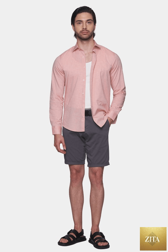 Bright Moons Summer Shorts in graphite color, featuring a casual fit and adjustable waistband, perfect for warm weather wear.