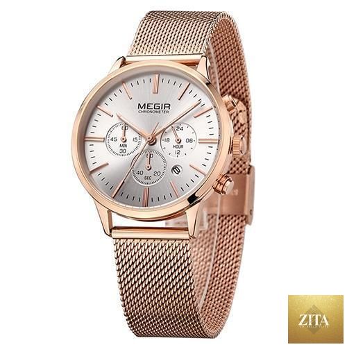 Luxury women's black quartz wristwatch by Stevvex with a stainless steel strap, stylish fashion accessory for business and formal wear.
