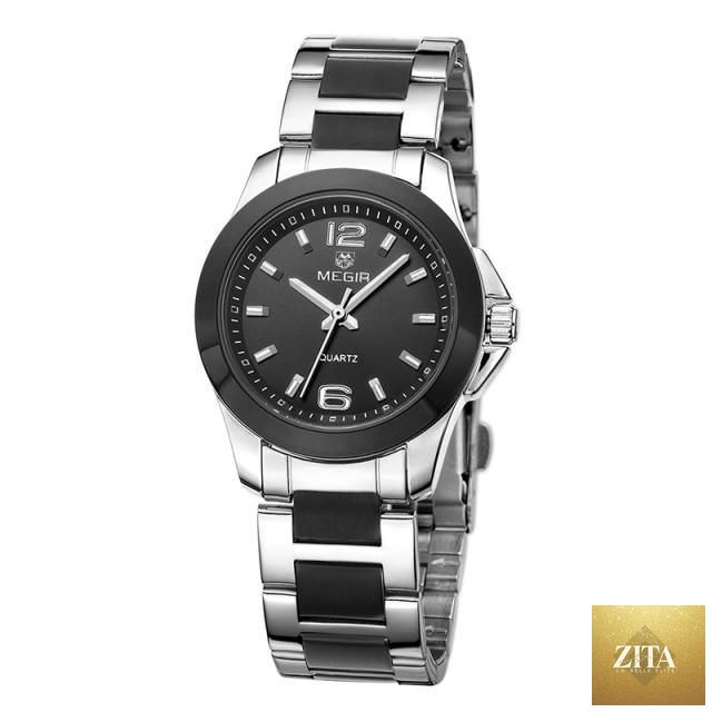 Stevvex women's luxury gold rose watch with modern waterproof design, elegant style, and analog display on a stylish wrist.