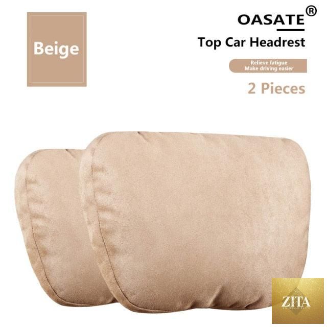 Stevvex luxury car neck pillow with soft, adjustable support for head and neck comfort during travel and driving.
