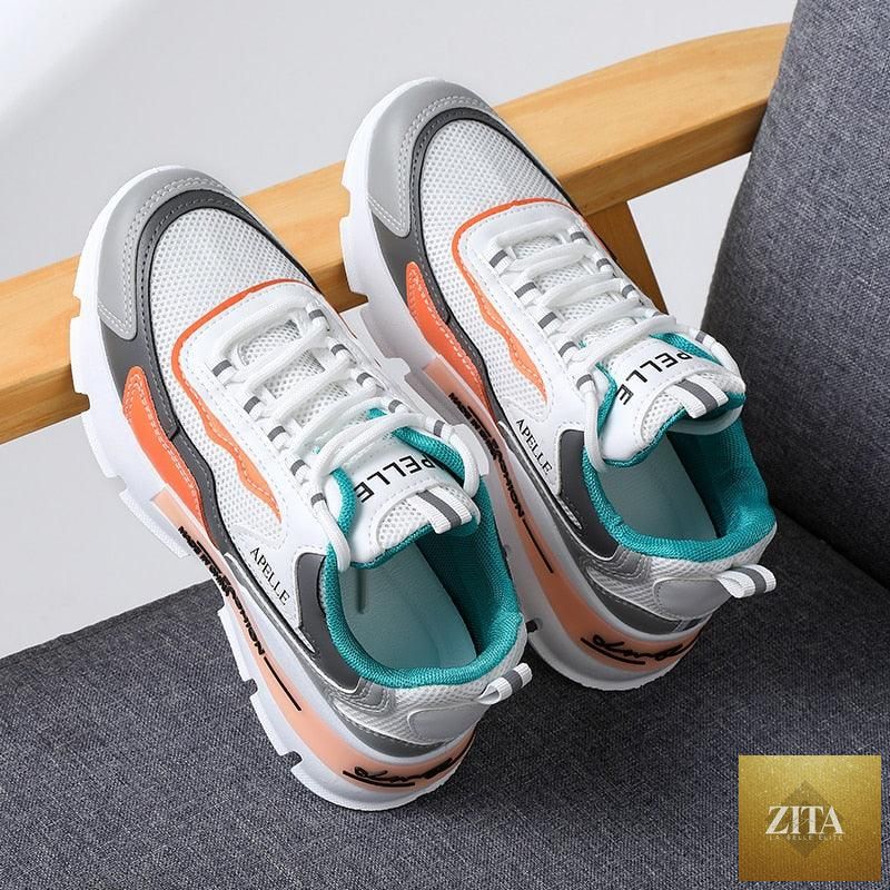 Women's Stevvex running shoes with breathable mesh, summer style, platform design, ideal for walking, jogging, and fitness activities.
