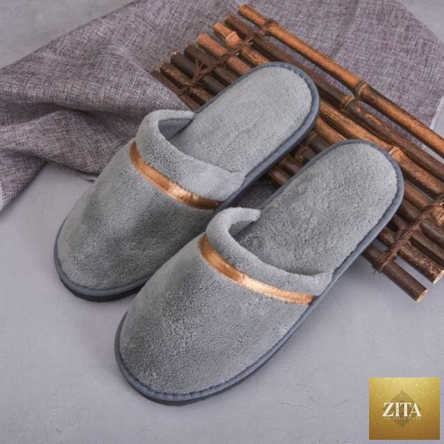 White women’s plush slippers by Stevvex with star design, thick sole, antiskid outsole, soft warm interior, ideal for indoor outdoor use
