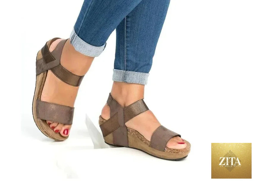 Women beach sandals and flat shoes by Trendy Attic Store01, featuring comfortable straps and casual summer footwear.