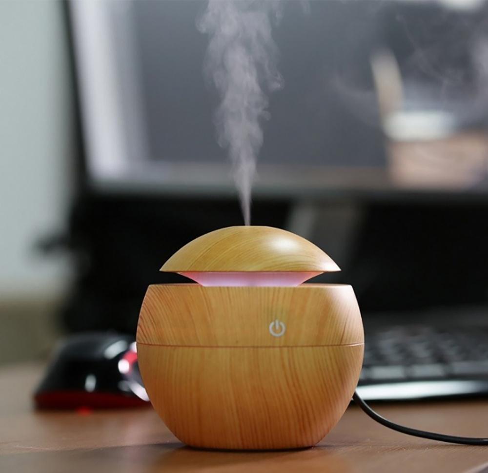 USB Aroma Essential Oil Diffuser Ultrasonic Cool Mist Humidifier Air Jade