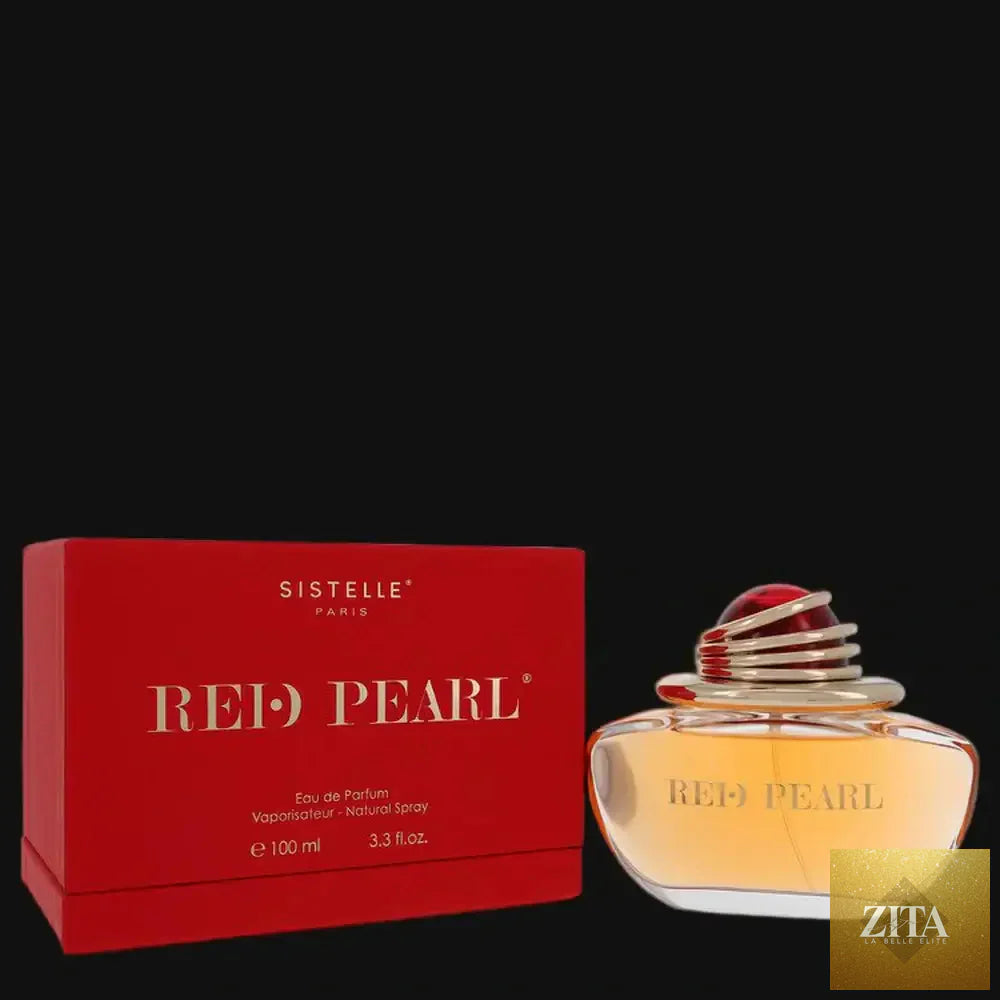Red Pearl by Paris Bleu women’s perfume, Gamer Scents 3.4 oz eau de parfum spray with elegant red bottle and floral scent.