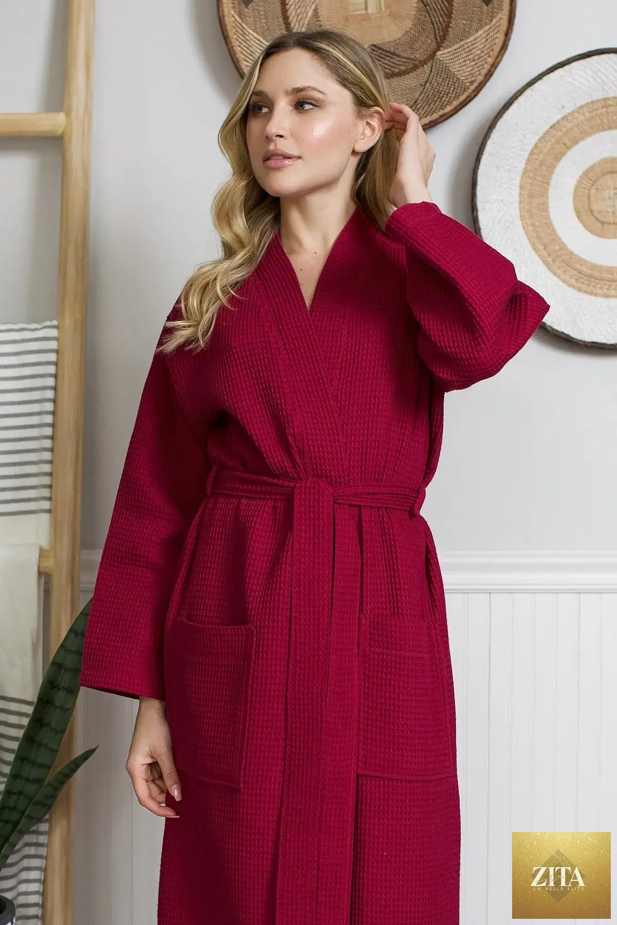 Waffle Robe Womens – Lightweight, Quick-Dry Spa Comfort