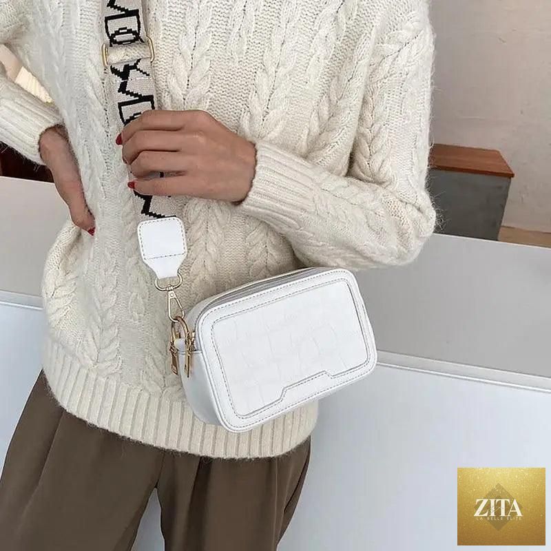 Stevvex retro PU leather waist bag with gold chain strap, stylish fanny pack, multifunctional belt and chest bag for women