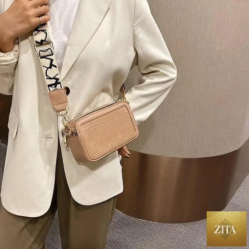 Stevvex retro PU leather waist bag with gold chain strap, stylish multifunctional fanny pack for women, chest or belt bag.