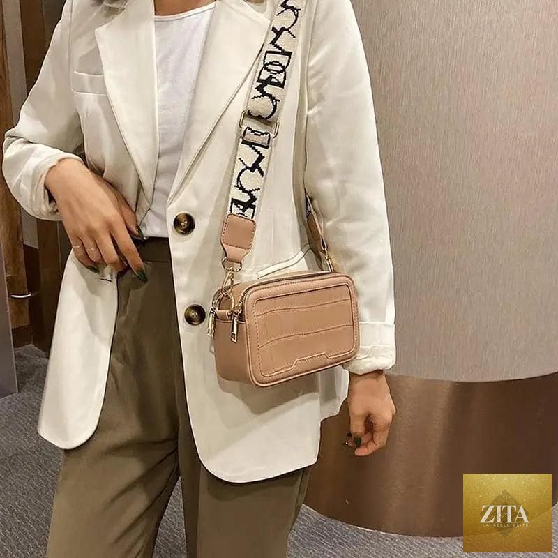 Stevvex retro PU leather waist bag with gold chain strap, stylish fanny pack and multifunctional chest bag for women.