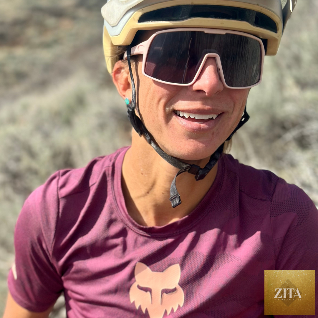 Eastern Outer Mojave sunglasses with photochromic lenses, featuring rose-colored frames and lens detail.