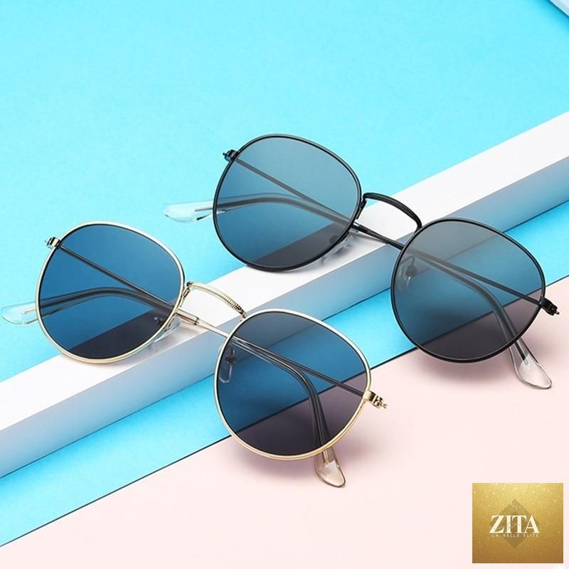 Stevvex small round sunglasses for women and men, lightweight UV protection glasses suitable for driving, fishing, and sports.