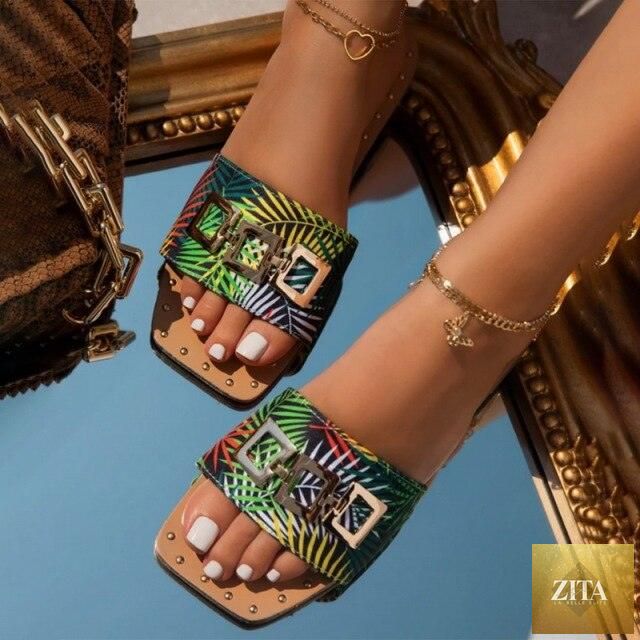 Stevvex women's flip flops with clear rhinestones, open toe flat sandals, slip-on casual and party shoes with diamond embellishments.