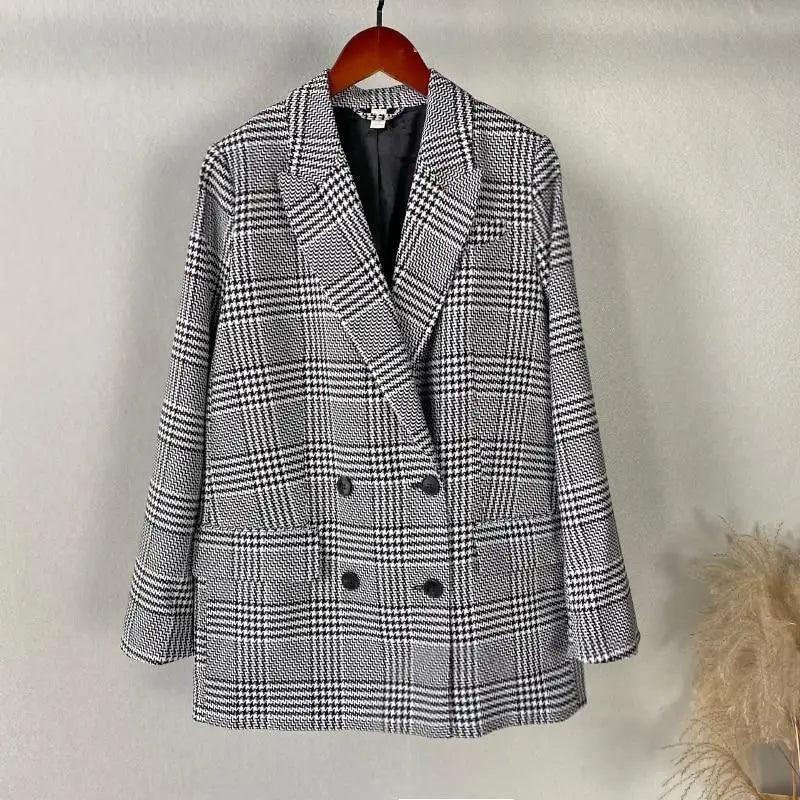 Slim Fit Dress Suit Blazer Jacket Women's Fancy DressSuit Jacket Oversized Vintage Outwear For Women And Girls