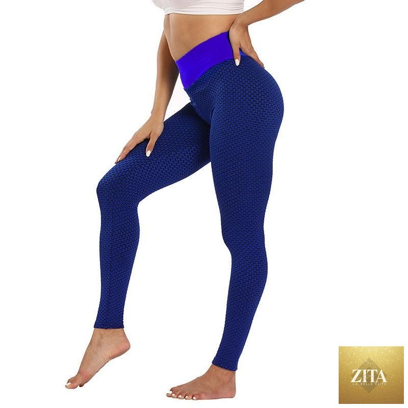 Stevvex soft push-up women's leggings featuring high waist, tummy control, and sporty design for gym, yoga, and running.