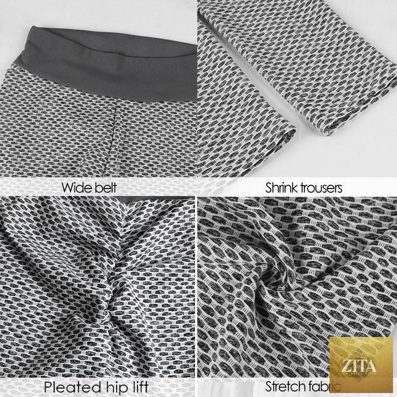 Stevvex women's soft push-up leggings with high waist, tummy control, perfect for yoga, running, and gym workouts.