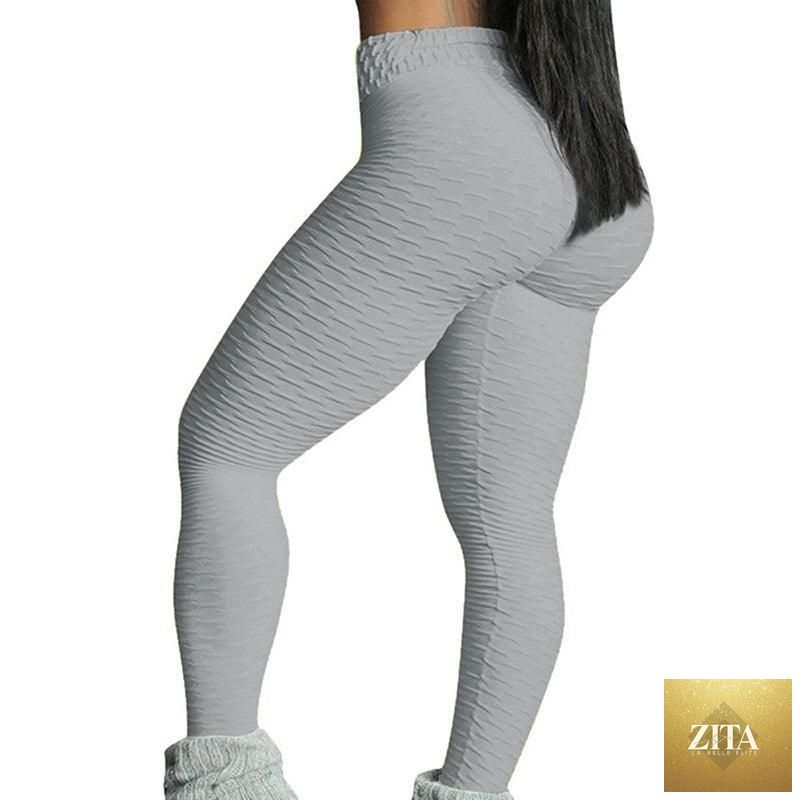 Stevvex soft push-up women’s leggings with high waist, tummy control, and stretchy fabric for workout, yoga, and running activities.