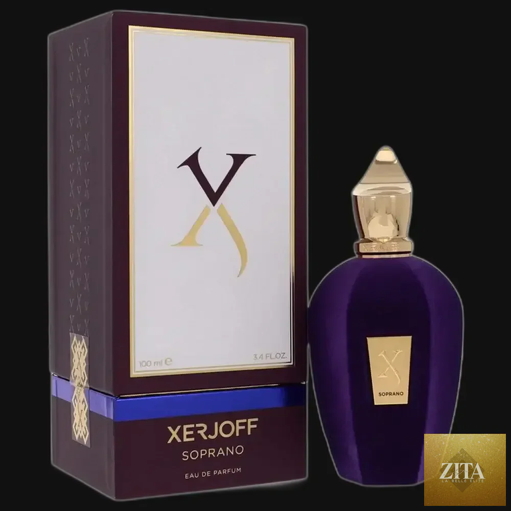 Unisex Soprano by Xerjoff perfume spray in a 3.4 oz bottle, featuring elegant packaging and a luxurious scent.