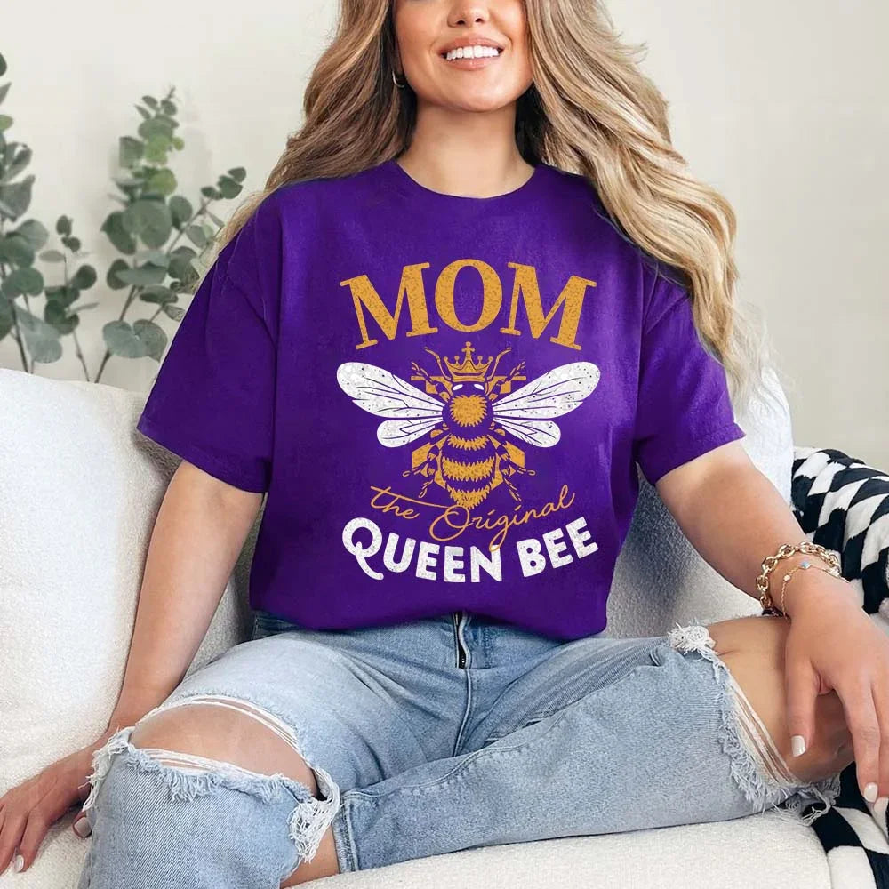 Mom, The Original Queen Bee Shirt โ Stylish & Fun Mother's Day Tee