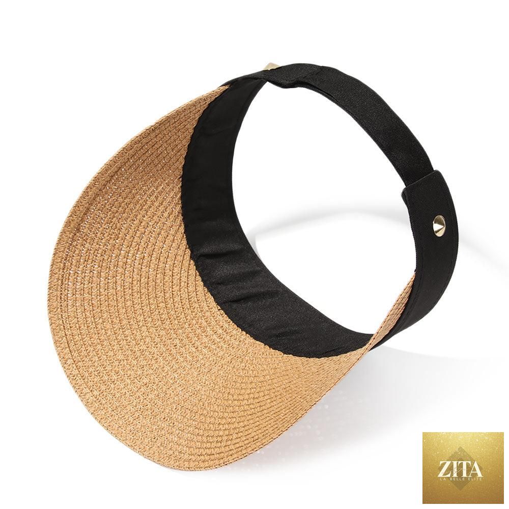 Stevvex wide brim women's sun hat, foldable and adjustable summer beach hat with a casual, comfortable design for outdoor activities.